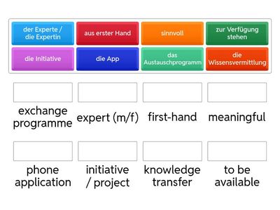 B1+ LifeTeachUs Vokabeln