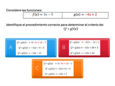 Composición de funciones