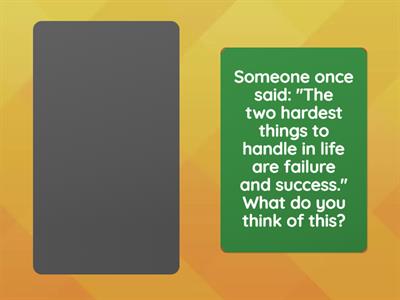 Success conversation