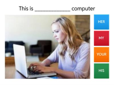 Adults 1: Possessive adjectives