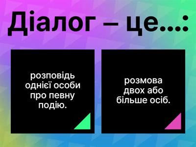 Діалог. Пряма мова (авторка - Тетяна Бутурлим)