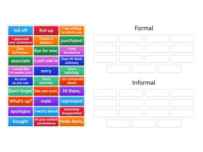  Formal Informal letters