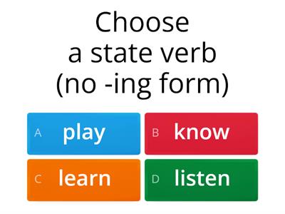 State verbs