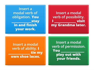 Modal Verbs 