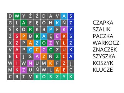 wyrazy z "sz" i "cz"