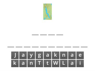  East Africa Physical Features Spell the Word