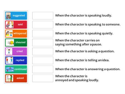 P6 Week 21 Reporting Verbs