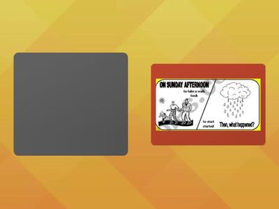 Past continuous past simple pictures