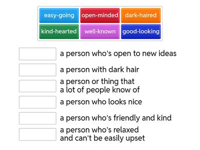 Personality Compound adjectives