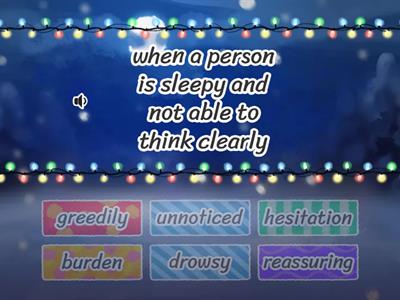 Module 4 Week 3-Vocabulary Find the Match