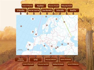 Położenie Europy (powtórka)