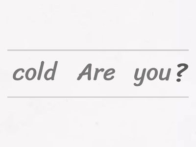 VERB TO BE QUESTIONS