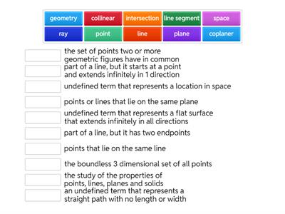 Points, Lines, Planes 2