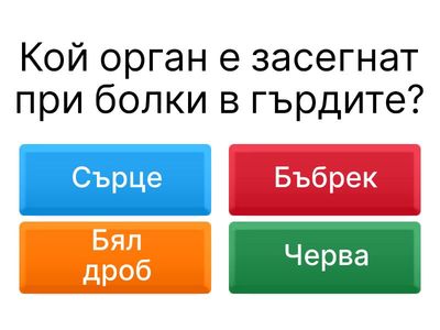 Някои болести и части на тялото