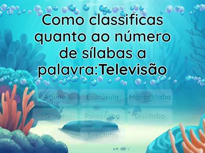 Como classificas as palavras? 