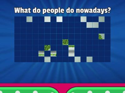 Revision on Dictation 4 (Unit 5) - Now and Then: Image quiz