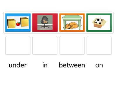 IN - ON- UNDER - BETWEEN