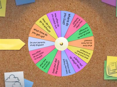 WH question words: BINGO