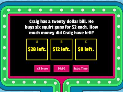 Two-step Word Problems