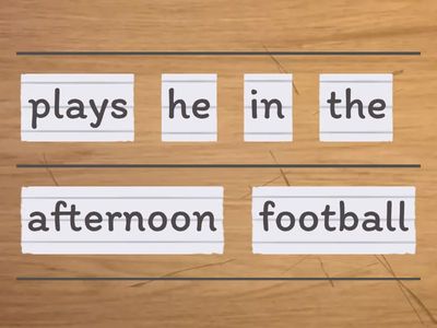 Word Order Challenge!