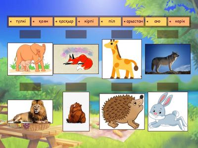 Аңдар 1 сынып Т2