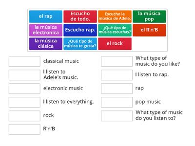 Viva 2. M2. U.2- ¿Qué tipo de música te gusta?-What type of music do you like?