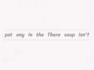 there isn't any/aren't any