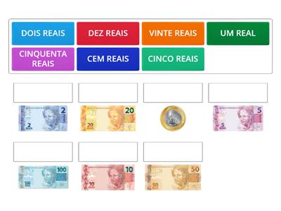 MOEDAS E CEDULAS BRASILEIRAS - 3ºA