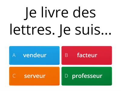  Les Métiers Quiz