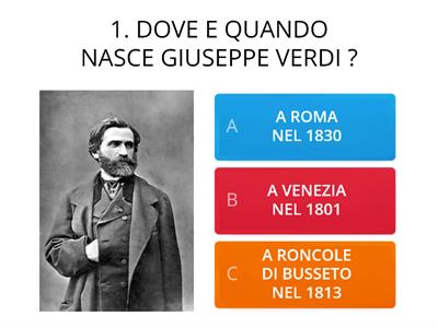 MUSICA: GIUSEPPE VERDI- BIOGRAFIE ED OPERE