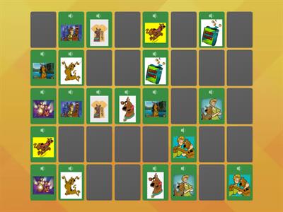 Juego de memoria especial Scooby Doo