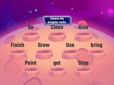  Regular and Irregular verbs 