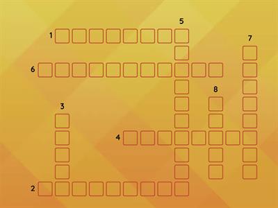 3. Crossword - Vocabulary U1 - Gold Experience B2 (New Edition)