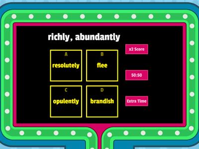 IEW Unit 2 Vocabulary Gameshow