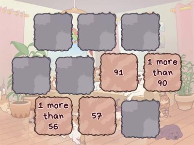 1 more and 1 less to 100