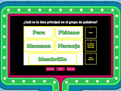 Trivia de Idea principal 