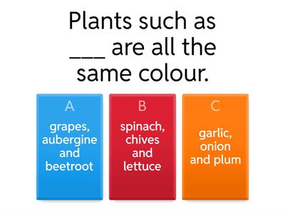 Food - matura quiz