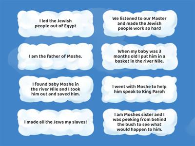 Pesach Characters Quiz