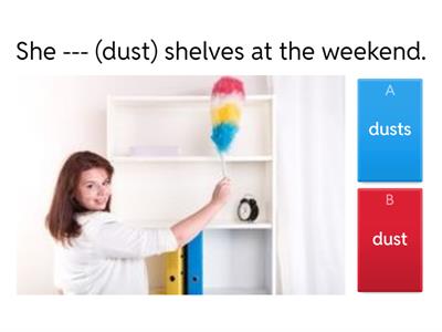 Present Simple: the third person singular