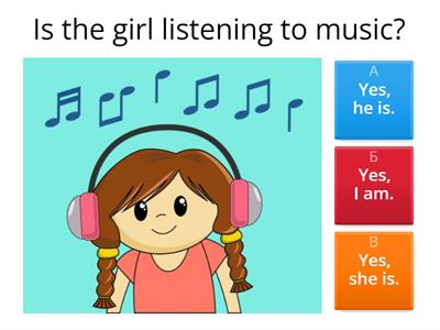  Present Continuous (Questions \ Short answers)