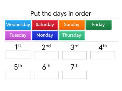 Days of the Week