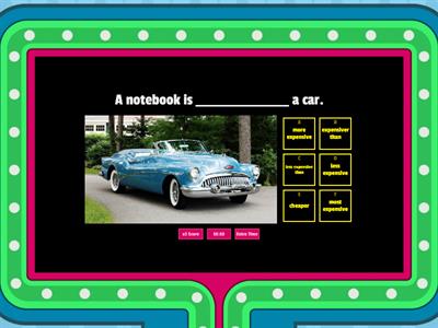 Comparative Superlative Game