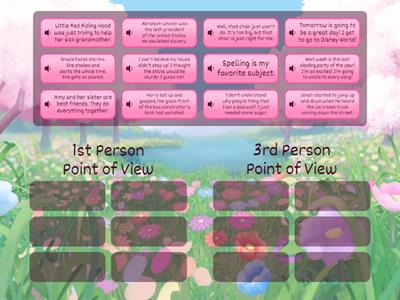  READING Point of View 1st and 3rd Person