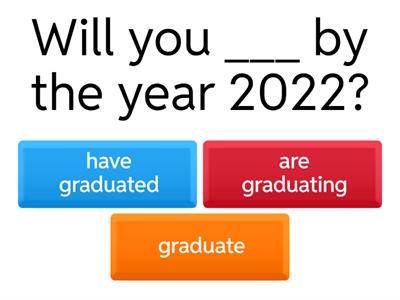 Future Perfect and Future Continuous