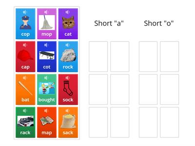 Short "a", short "o"