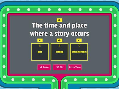 Character, Setting, and Plot