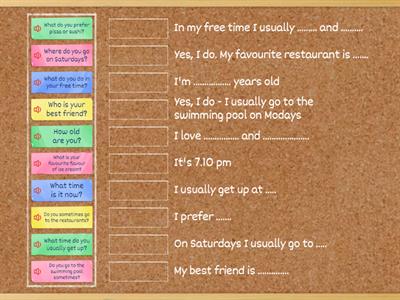 Daily routine, everyday smalltalk