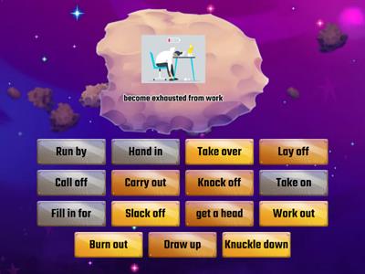 Phrasal Verbs : Job