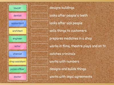 Jobs and professions