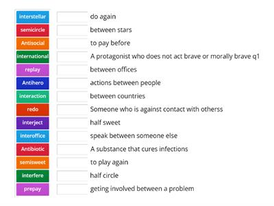 Prefix Match-Up (Semi-, Inter-)